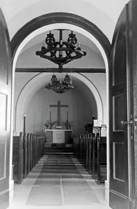 Frankfurt / Oder Print: Interior of a chapel