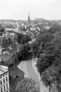 Print of Frankfurt/Oder, Germany in 1949