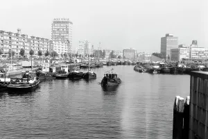 Rotterdam Harbour Print 1971
