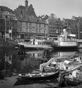 Danzig Harbor Print, 1930s