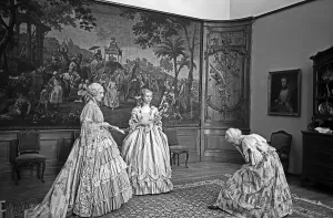 Rococo Fashion Print, Germany 1930s