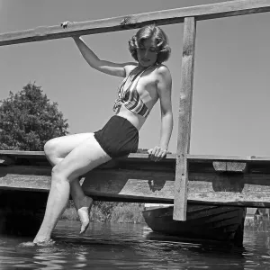 Vintage Swimsuit Fashion Prints: Freizeit