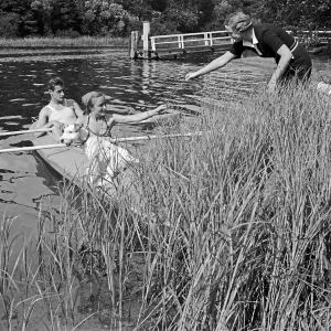 Folding Boat Print, Germany 1930s