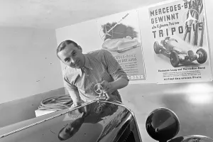 Hermann Lang Print, 1930s German Racing Driver