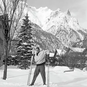 Alpine Ski Print, 1959