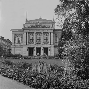 Leipzig Gewandhaus Concert Hall Print, 1930s