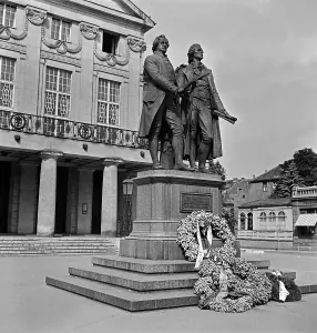 Johann Wolfgang Von Goethe Statue Prints: Weimar