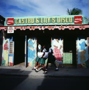 Barbados Print: 1980s Nightlife Scene in Bridgetown