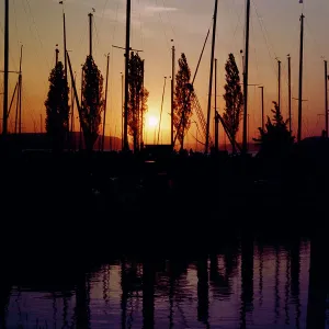 Bodensee Sonnenuntergang Print, 1983