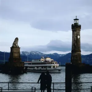 Bodensee Fähre Print from 1983