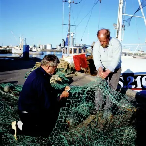Skagen Harbour Fisherman Print