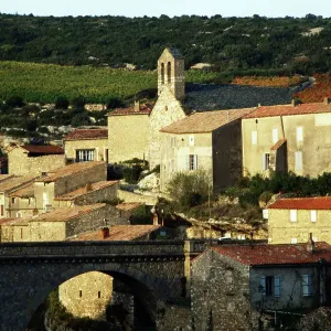 Framed Print : Herault Kirche Saint Etienne Print