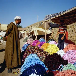Marokko Berbermarkt Print, M'rirt 1985