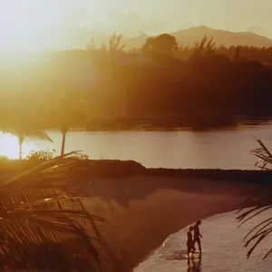 Mauritius Sunset Print, 1984