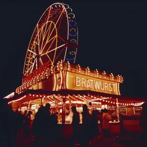 München Bratwurststand Print, circa 1985