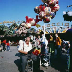 München Oktoberfest Print, circa 1985