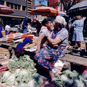 Black Forest Vegetable Seller Print, 1983