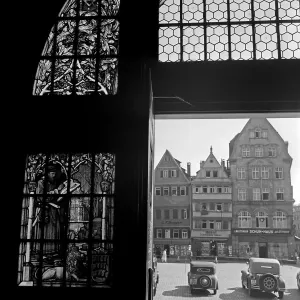 Cobblestone Streets In Germany Prints: Stuttgart