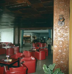 Java Vacation Print - Savoy Homann Hotel 1980s