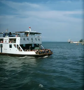 Java / Indonesien Print, Ferry Crossing near Java Island