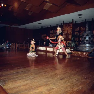 Print of Ramayana Ballet Performance in Yogyakarta, Java, Indonesia
