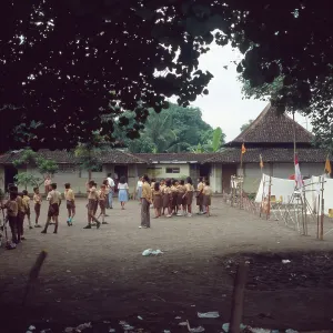 Java Schoolyard Print, Indonesia 1980s