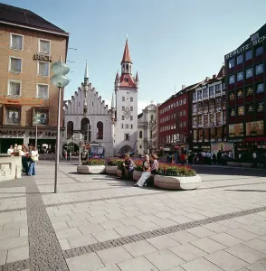 München Sommer 1973 Print: Historic Centre View