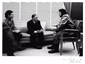 Fidel Castro Prints: Jean-Paul Sartre and Simone de Beauvoir in Cuba, 1960 Print