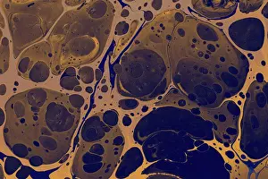 Abstract Marble Texture Prints: Abstract creative marble pattern texture. Traditional art of Ebr