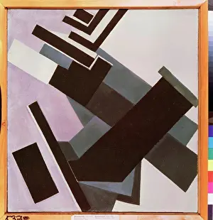 Abstract Art Composition Prints: Abstracte composition by Rozanova