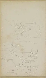 Architectural Detail Prints: Architectuurstudies.View of a building