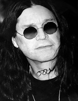Ozzy Osbourne Signed Photograph 1948 English Musician