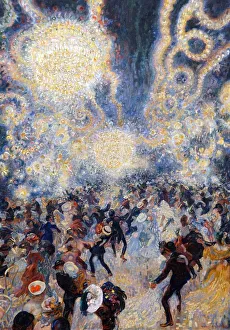 Jan Sluijters Bal Tabarin Print (Post-Impressionist, 1920s)