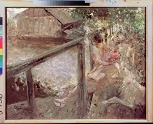 Prints of At the Bathhouse by Shcherbinovsky, Dmitri Anfimovich (1867-1926) State Art Museum, Tomsk 1921 Oil on canvas 72x83 Russia Russian Painting, End of 19th - Early 20th cen. Genre Painting November Prints: At the Bathhouse Print, a woman stands in a Russian bathhouse