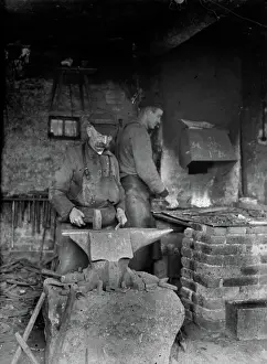 Blacksmith At Work Prints: At Blacksmith Paul
