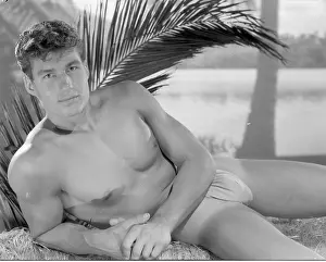 Athletic Prints: Vintage Bodybuilder Print c.1950