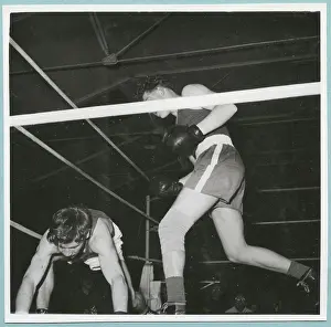 Boxing Ring Scene Prints: Boxing