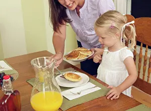Family Breakfast Prints: Breakfast