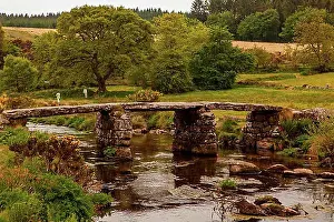 Postbridge Devon Prints: Bridge, Postbridge, Dartmoor, Devon, England, United Kingdom, Europe