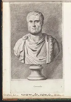 Ancient Roman Emperor Prints: Bust of emperor commodus; Commodus