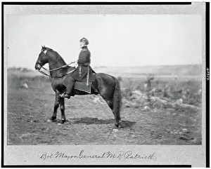 Civil War Print of General Marsena Rudolph Patrick on Horseback