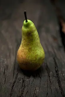 Fresh Pears Prints: Close up of pear on table