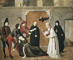 Florence Museum Artwork Prints: Exorcism of one possessed by the devil