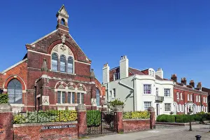 Prints of Facade of a museum, Charles Dickens Birthplace Museum, Portsmouth, Hampshire, England Portsmouth Prints: Charles Dickens Birthplace Museum Print