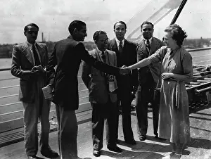 Prints of First Trainees Arrive In Britain Under Colombo Plan Scheme.Before the Colombo plan came into effort on July 1 May Prints: First Trainees Arrive In Britain Under Colombo Plan Scheme Print