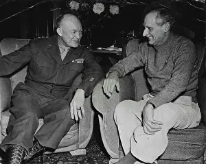 Field Marshal Montgomery Prints: General Dwight D. Eisenhower (left)