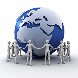 Global Communication Prints: Global communication