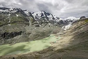 Pasterze Glacier Austria Prints: Grossglockner mountain and shrinking Pasterze