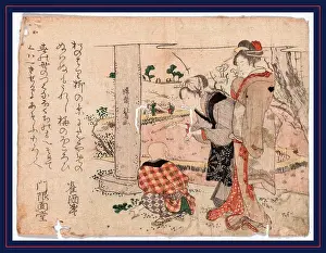 June Prints: Haru no noasobi Print, 1801-1810 woodcut color