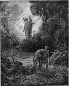 Adam and Eve Expelled from the Garden Print
